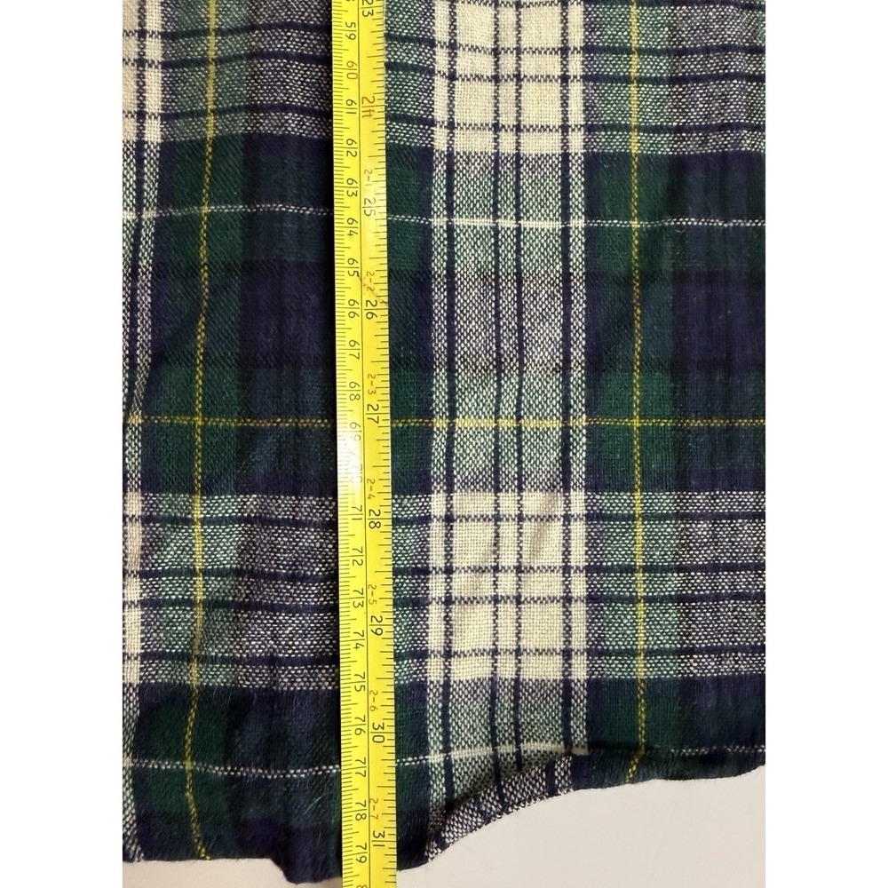 Ponderosa By Bardon Men's Small Flannel Shirt Long Sleeve Wool Vintage 3b4 - Picture 11 of 12